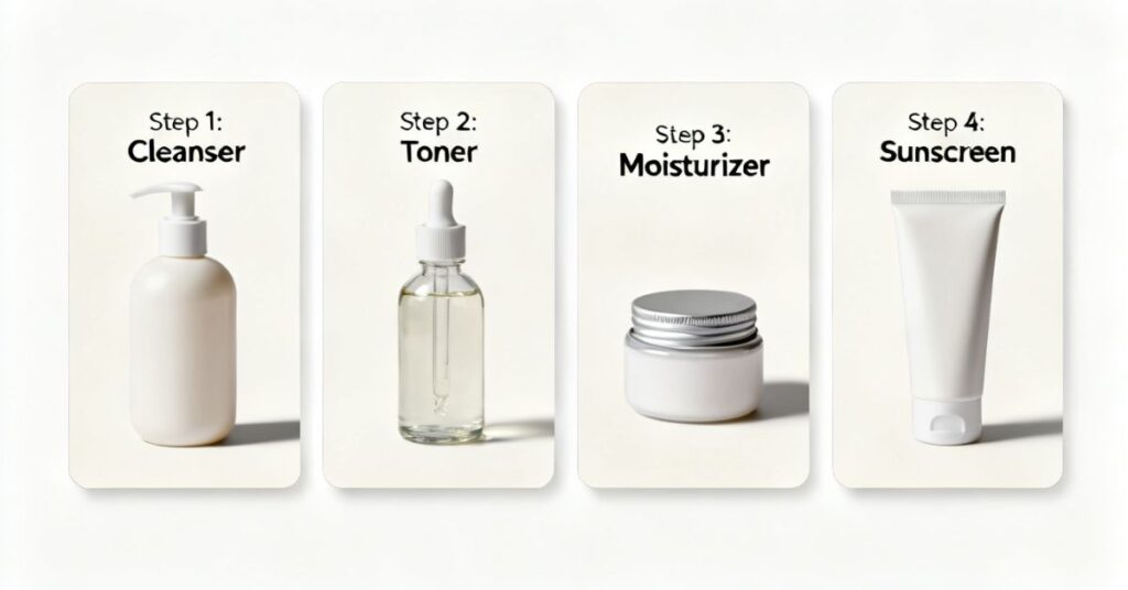 daily routine with best moisturizer for acne parone skin