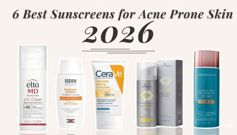 Best sunscreen for acne prone skin with lightweight skincare products