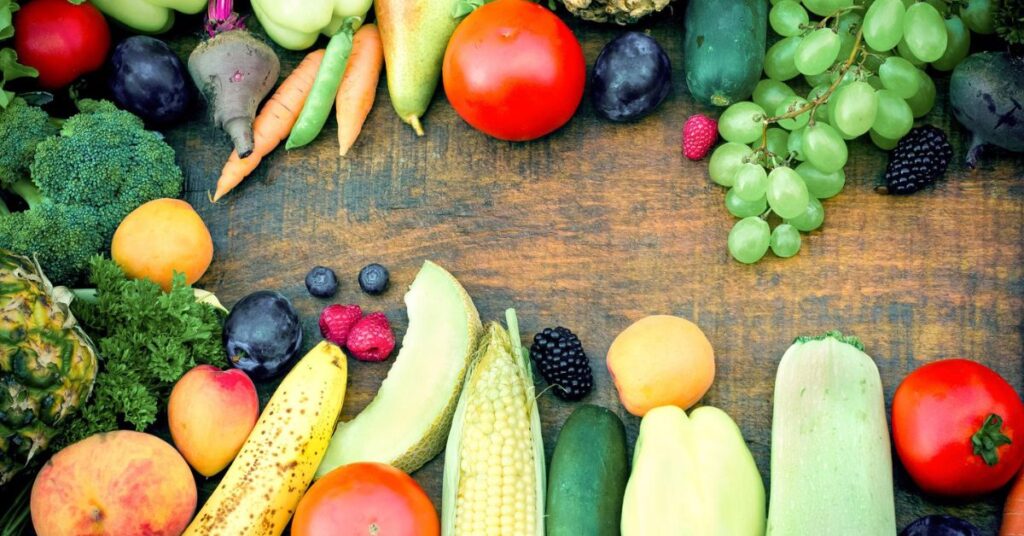 healthy diet for skin care with acne fruits water and lifestyl
