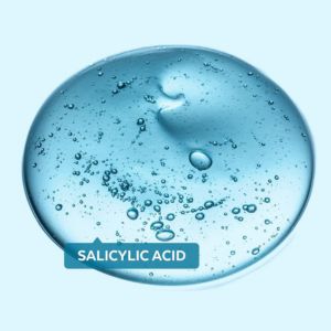 "Salicylic acid for acne treatment, unclogging pores, and reducing breakouts"