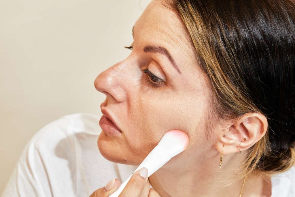 foundation for acne prone skin natural makeup look