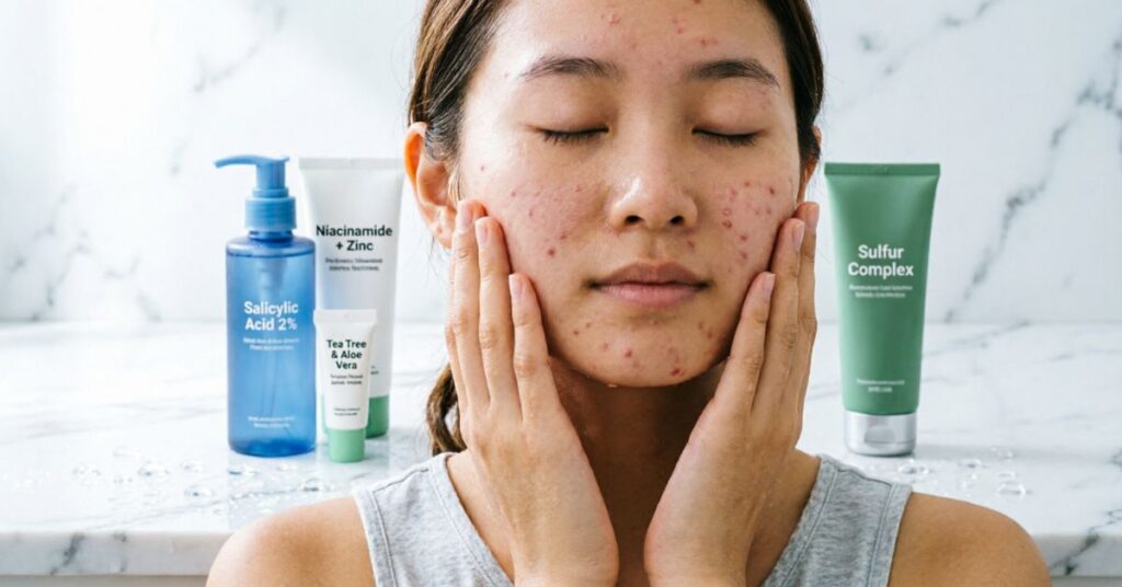 acne face wash for clear skin before and after result
