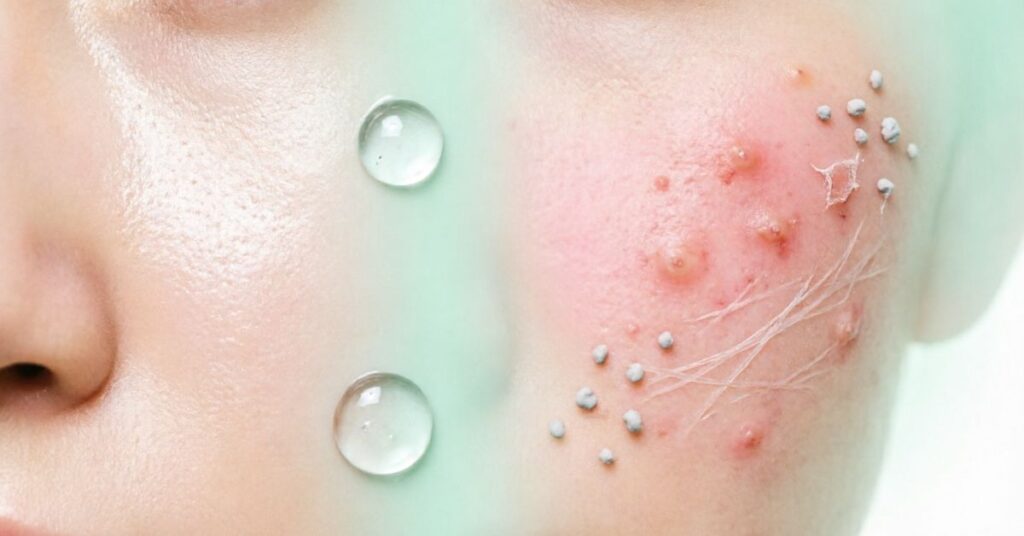 Benefits of using a good lotion for acne prone skin including hydration, oil control, reduced breakouts, soothing redness, improved skin texture, and faster healing