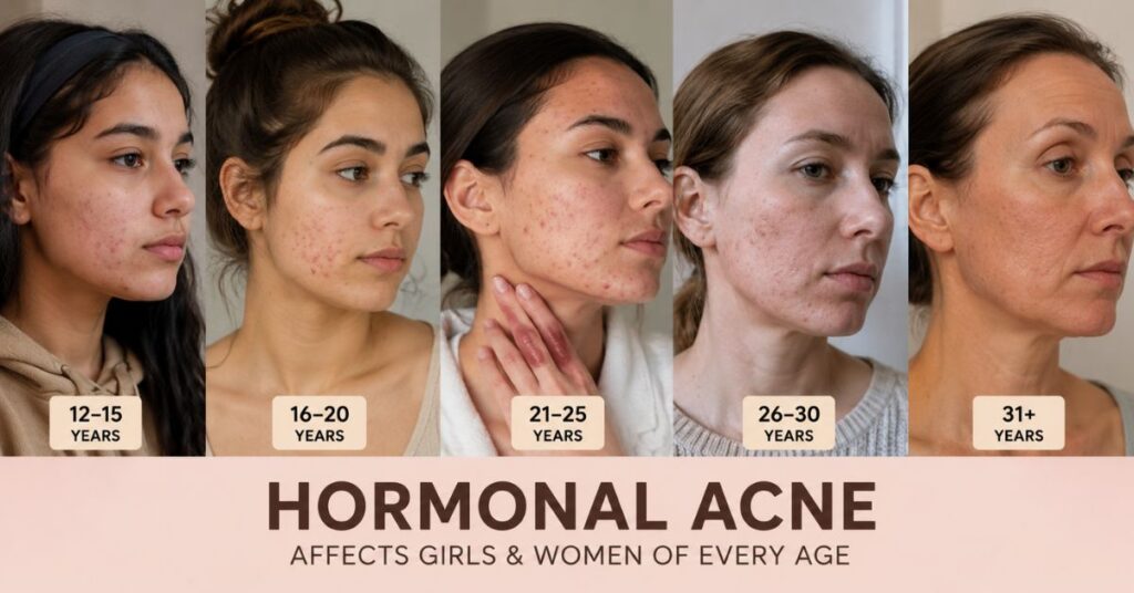 Dermatologist recommended skincare products for treating adult hormonal acne at every age
