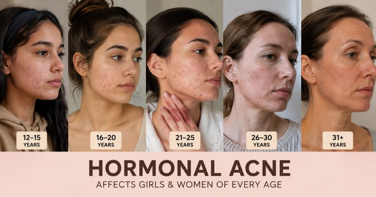 Dermatologist recommended skincare products for treating adult hormonal acne at every age