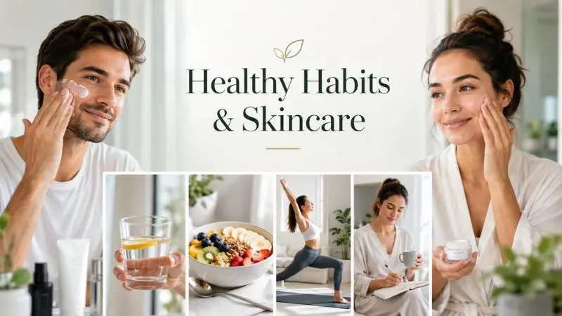Connecting Skincare with Healthy Lifestyle Habits for Working Women and Men