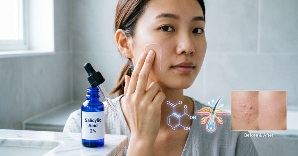 salicylic acid oily acne