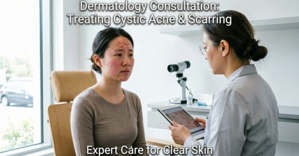 visit dermatologist acne