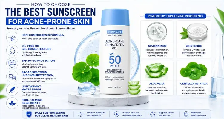 Acne Safe Sunscreen Features
