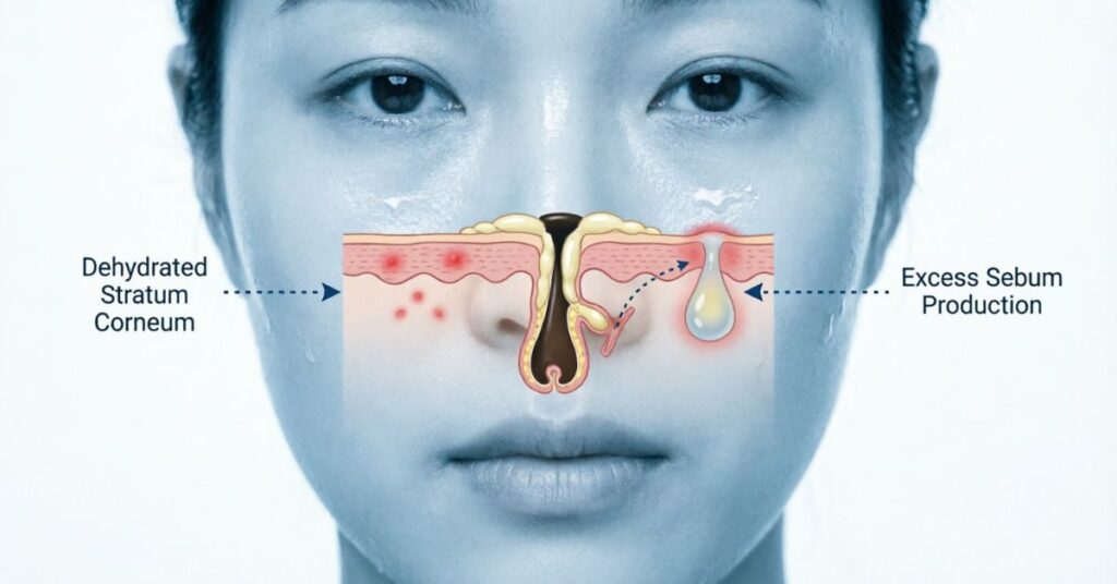 Best Moisturizer for Oily Acne Prone Skin why moisturizer is important for oily acne prone skin illustration