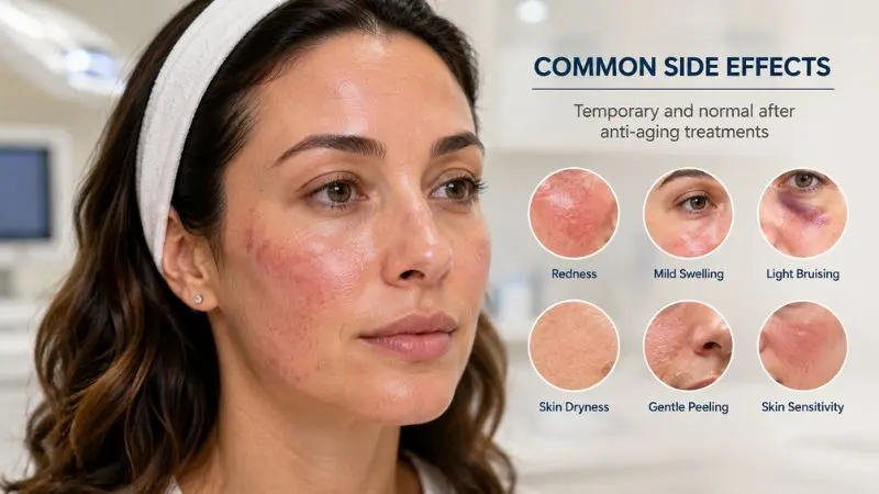 Common anti-aging treatment side effects