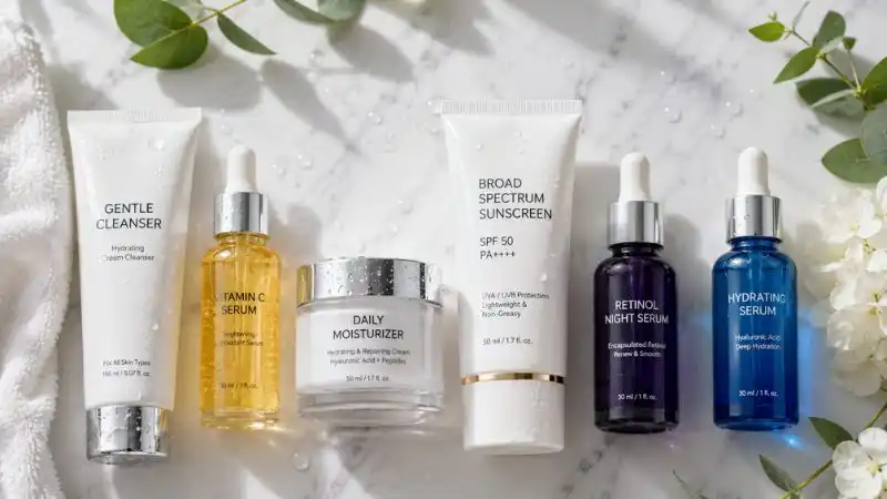 Essential anti-aging skincare products
