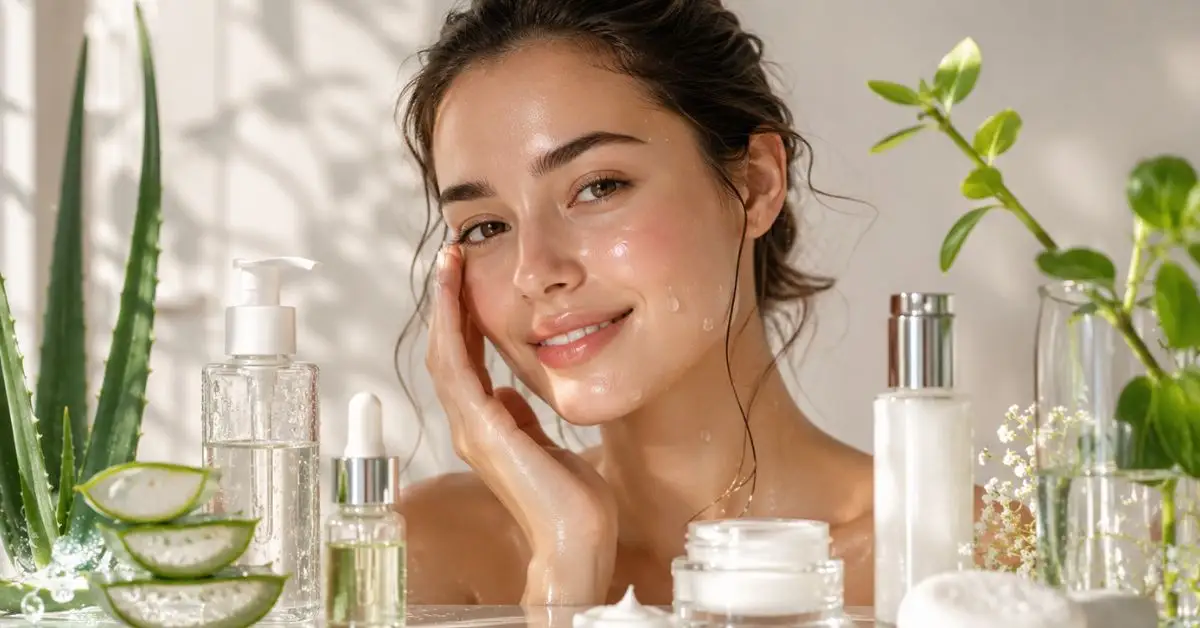 "How to Get Glowing Skin naturally using cleansing hydration sunscreen and healthy skincare habits"