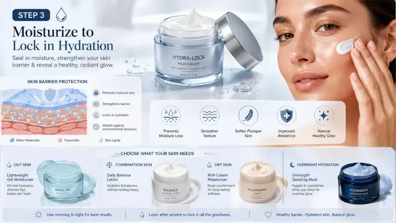 Best skincare ingredients Vitamin C Niacinamide and Hyaluronic Acid for brightening hydration and radiant glowing skin