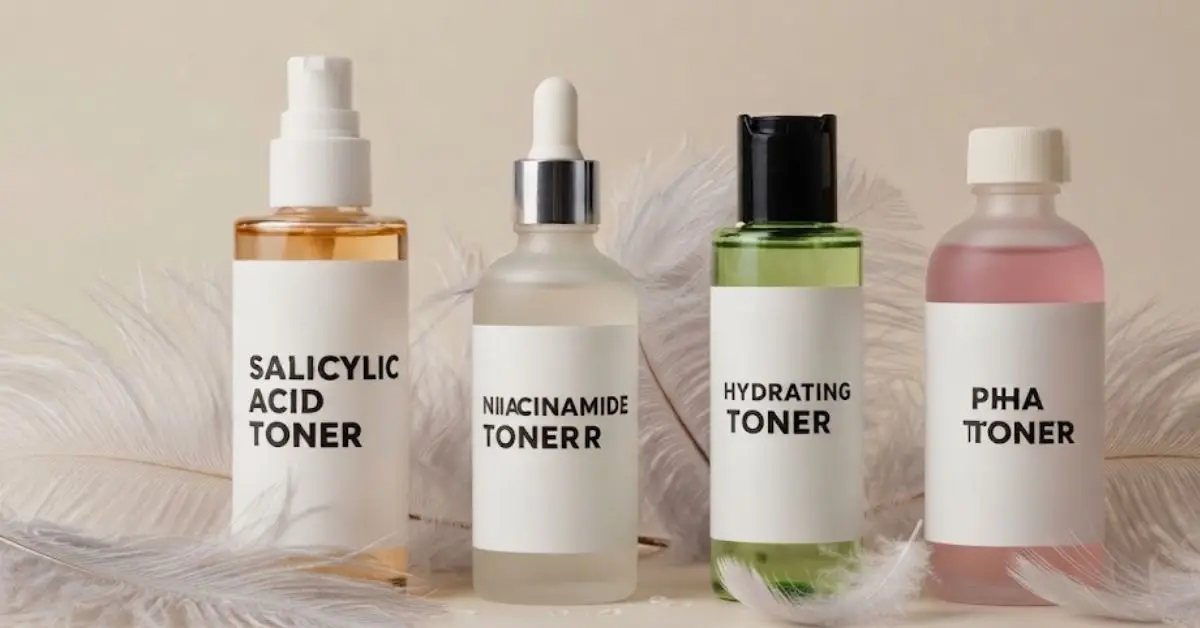 Best Toner for Acne-Prone Skin including salicylic acid niacinamide hydrating and PHA toners