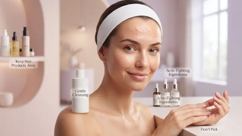 how to get rid of forehead breakouts
